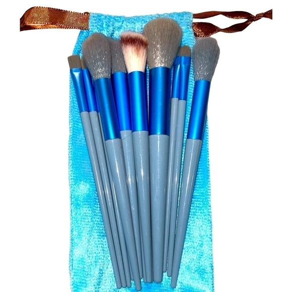 BOUTIQUE 13pc Makeup Brush Set NWT clean- beauty, self-care beauty- rocks TAUPE - Picture 4 of 7